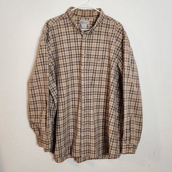 Carhartt Other - Carhartt Men's Long Sleeve Button-down Shirt Size 3XT